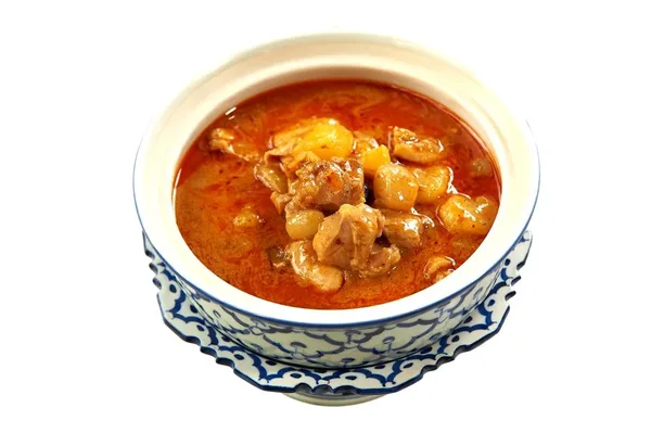 Poulet Curry rouge, riz thaï
